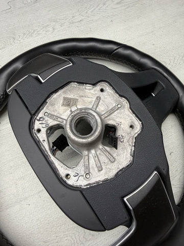 BMW 19-25 M340i 330i G20 M-Sport Front Leather Steering Wheel Complete OEM