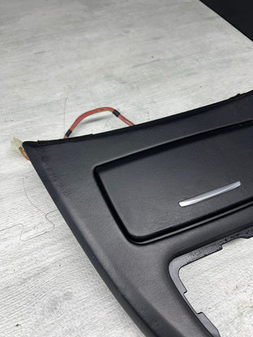 09-13 BMW E93 M3 CONVERTIBLE DCT CIC LEATHER CENTER CONSOLE TRIM