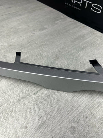 00-06 BMW E46 330Ci M3 Left Driver Side Headlight Lower Molding Trim Silver OEM