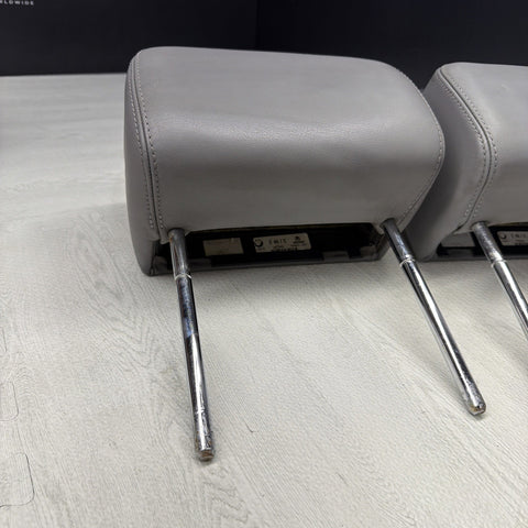 2001-2006 BMW E46 M3 Convertible Grey Rear Headrests Head Rests Pair OEM