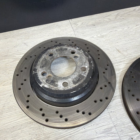 Genuine BMW Z4 M E46 E85 E86 Rear Brake Discs Ventilated Pair 2228802 2228801