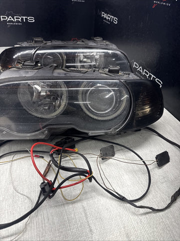 02-06 BMW E46 M3 ORIGINAL Bi Xenon Headlights Stock *Repaired Tab*