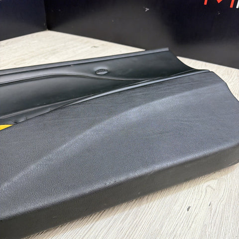 01-06 BMW E46 M3 PASSENGER RIGHT SIDE DOOR PANEL CARD BLACK OEM