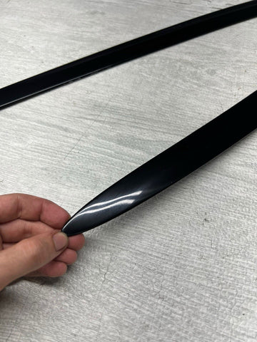 07-13 BMW E93 328 335 M3 Convertible Roof Trims Covers Moldings White Set OEM