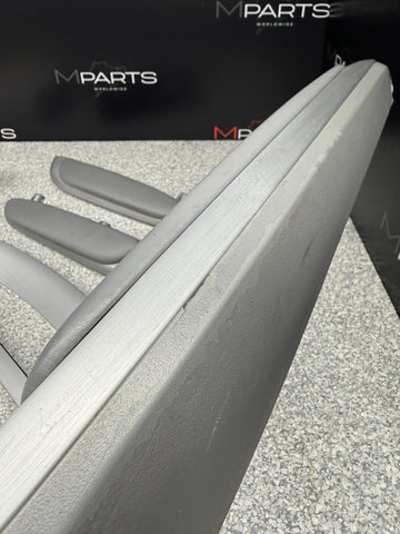 01-06 BMW E46 M3 Coupe Interior Armrests Trim Set Brushed Aluminum *4 Tabs