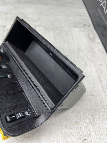 92-99 BMW E36 323 325 328 M3 Front Center Console Tray Storage Heated Buttons