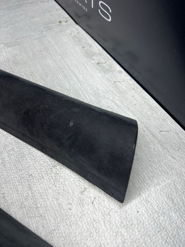 BMW E63 645 650 M6 Coupe A Pillars Trims Covers Alcantara Set OEM