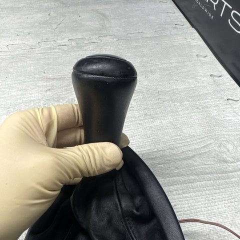 2008-2013 BMW E90 E92 E93 M3 LEATHER SHIFTER shift gear KNOB 6-SPEED ORIGINAL