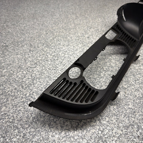01-06 BMW E46 M3 CONVERTIBLE REAR SEAT ROLLOVER BAR TRIM COVER BLACK 8204279 OEM