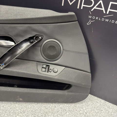 03-08 Bmw E85 Z4 Front Left Driver Interior Door Card Panel Cover Oem Black