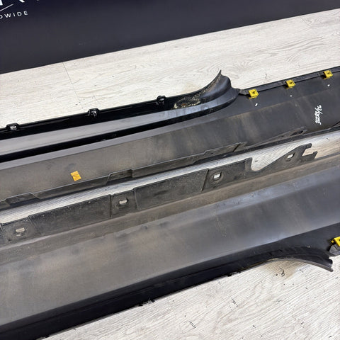08-13 BMW E92 E93 M3 OEM Right Left Passenger Side Skirt Rocker Panels Black