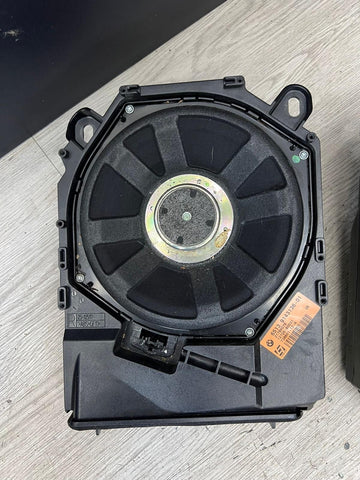 BMW 335 2008 E90 E92 Front Right & Left Under Seat Subwoofer Set 6513-9143136-01