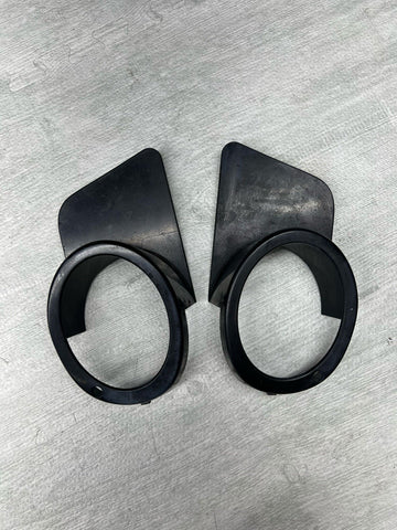 2000-2003 BMW E39 M5 FRONT LOWER FOG LIGHT GRILLES TRIMS OEM 51112496283