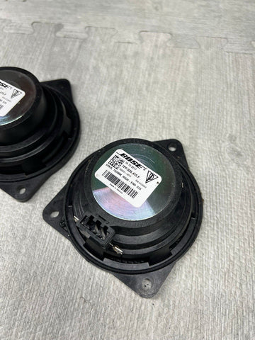 2014-2016 PORSCHE CAYMAN - Front DOOR Mid-Range Speakers Pair (BOSE) 7PP035415F
