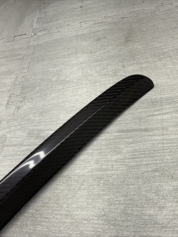2001-2006 BMW E46 M3 Rear Trunk Spoiler Lip Carbon Fiber *Bubbling / Warped*