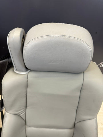 01-06 BMW E46 M3 Convertible Interior Front Heated Seats Grey Gray