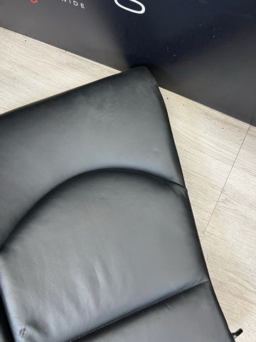 2001-2006 BMW E46 M3 Coupe Rear Top Seat Black Napa Leather OEM