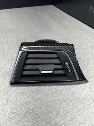 15-20 BMW F80 F82 F83 M3 M4 LEFT AIR VENT INTERIOR TRIM PANEL CARBON FIBER OEM