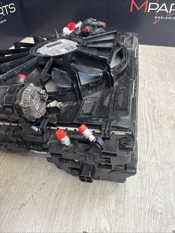 20-24 BMW F90 F91 F92 F93 M5 M8 FRONT ENGINE COOLING FAN RADIATORS ASSEMBLY