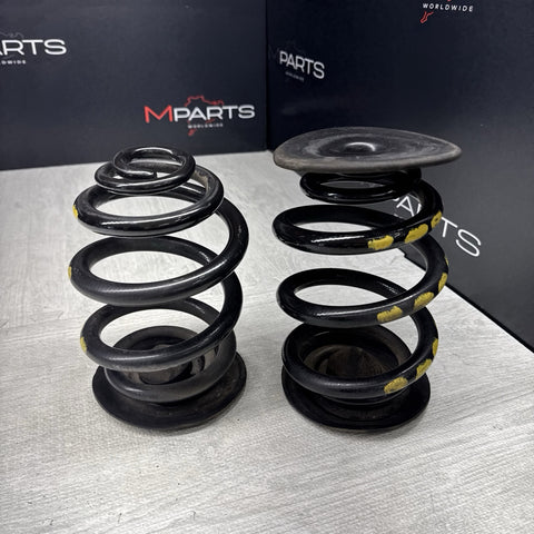 01-06 BMW E46 M3 Coupe Rear Axle Coils Springs Pair Yellow Markings