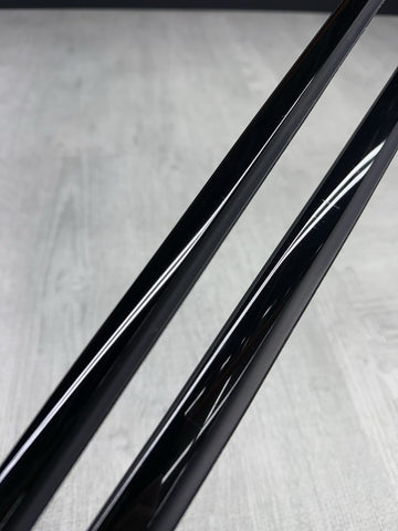 BMW E92 E93 FRONT SIDE DOOR GLOSS SHADOWLINE TRIMS OEM 7119079 7119080