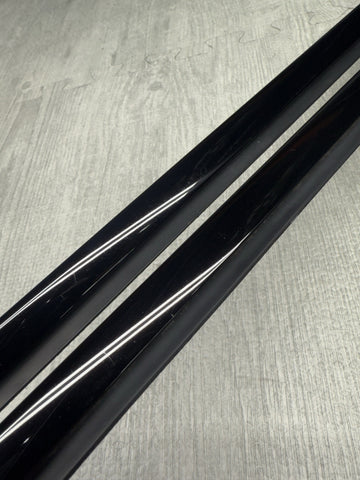 BMW E92 E93 FRONT SIDE DOOR GLOSS SHADOWLINE TRIMS OEM 7119079 7119080