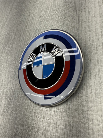 OEM BMW M5 F39 F90 G20 G30 Trunk Emblem Anniversary Badge Logo 74MM 51148087196