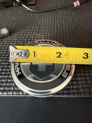 GENUINE HRE WHEEL RIM CENTER CAP OEM BLUE WHITE