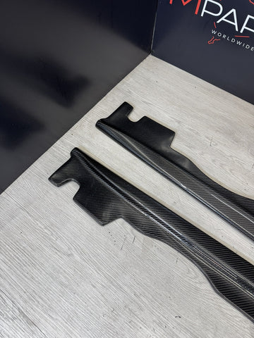 BMW E92 E93 M3 08-13 Performance Carbon Fiber Side Skirt Extension Splitters
