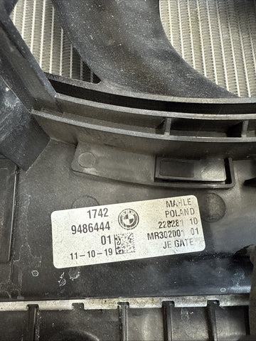 20-24 BMW F90 F91 F92 F93 M5 M8 FRONT ENGINE COOLING FAN RADIATORS ASSEMBLY