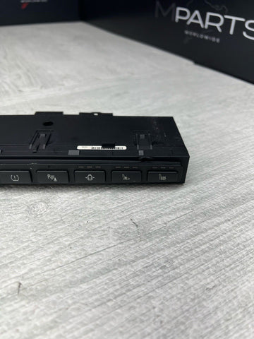 BMW E60 E61 M5 06-10 OEM HEATED COOLED ACTIVE SEAT PARKING SWITCH BUTTON PANEL