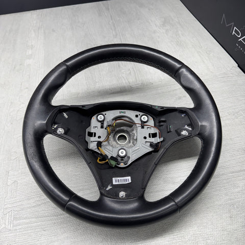 OEM Genuine BMW 08-13 E90 E92 E93 M3 Leather Steering Wheel Manual