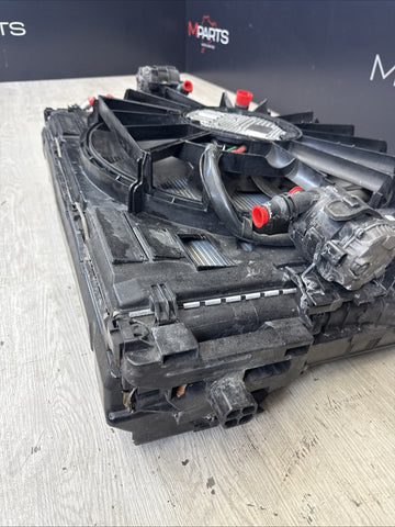 20-24 BMW F90 F91 F92 F93 M5 M8 FRONT ENGINE COOLING FAN RADIATORS ASSEMBLY