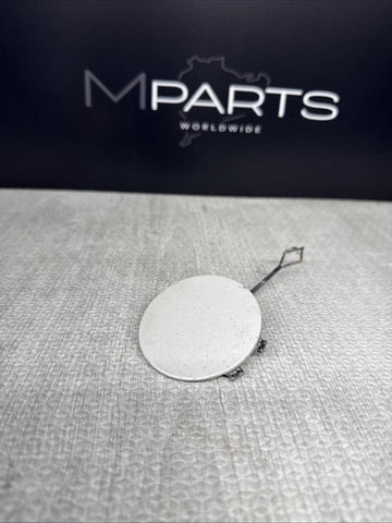 21-25 BMW G80 G82 G83 M3 M4 Front Tow Hook Cover Eye Cap OEM Frozen White