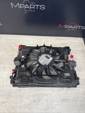 20-24 BMW F90 F91 F92 F93 M5 M8 FRONT ENGINE COOLING FAN RADIATORS ASSEMBLY