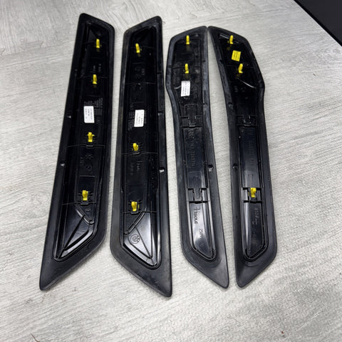 OEM BMW F80 M3 15-20 Front Rear Door Sill Cover Trim Entrance Sill Kick Plates