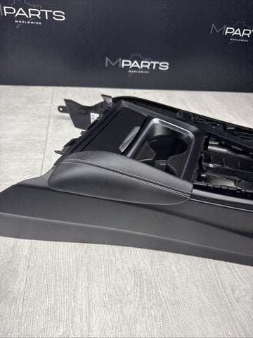 15-20 BMW F80 F82 F83 M3 M4 COMPLETE ARMREST CUPHOLDERS CENTER CONSOLE BLACK