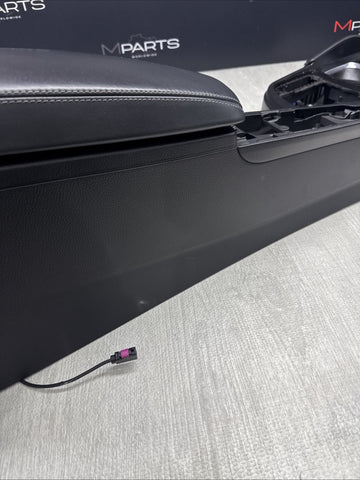 15-20 BMW F80 F82 F83 M3 M4 COMPLETE ARMREST CUPHOLDERS CENTER CONSOLE BLACK