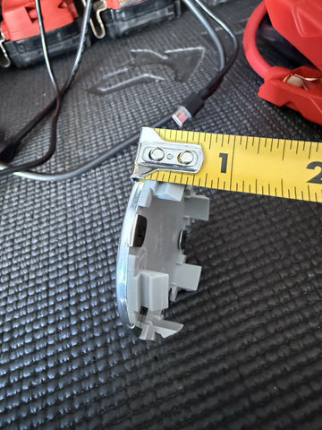 GENUINE HRE WHEEL RIM CENTER CAP OEM BLUE WHITE