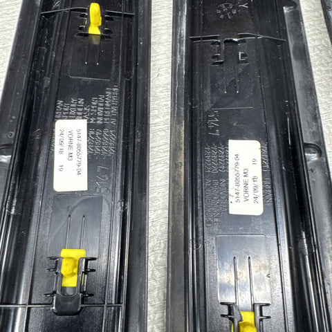 OEM BMW F80 M3 15-20 Front Rear Door Sill Cover Trim Entrance Sill Kick Plates