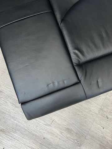 2001-2006 BMW E46 M3 Coupe Rear Top Seat Black Napa Leather OEM