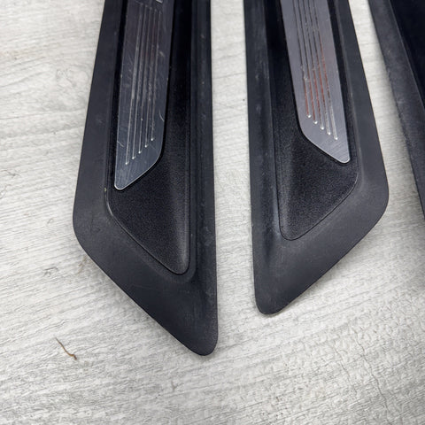 OEM BMW F80 M3 15-20 Front Rear Door Sill Cover Trim Entrance Sill Kick Plates