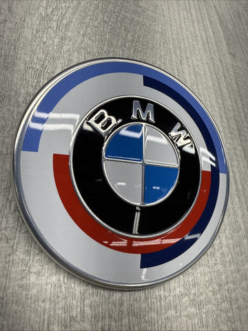 OEM BMW M5 F39 F90 G20 G30 Trunk Emblem Anniversary Badge Logo 74MM 51148087196