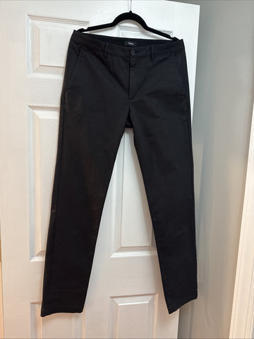 Theory Pants Men's 32 Zaine SW Neoteric Pants Straight Leg Black