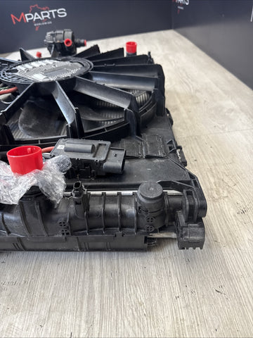 20-24 BMW F90 F91 F92 F93 M5 M8 FRONT ENGINE COOLING FAN RADIATORS ASSEMBLY