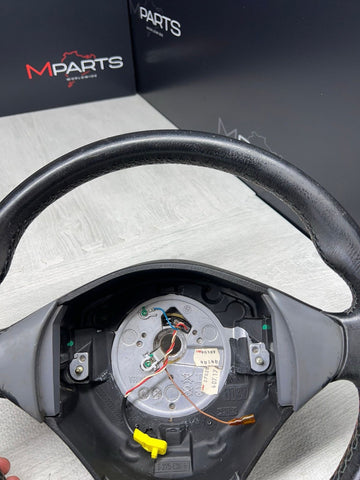1998 - 2002 BMW E37 Z3M Z3 FRONT GREY GRAY LEATHER M SPORT STEERING WHEEL OEM