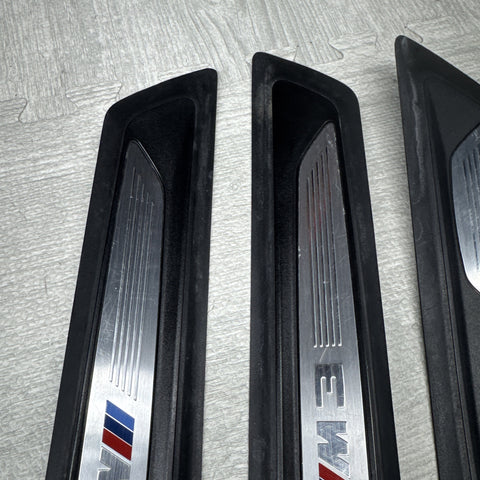 OEM BMW F80 M3 15-20 Front Rear Door Sill Cover Trim Entrance Sill Kick Plates