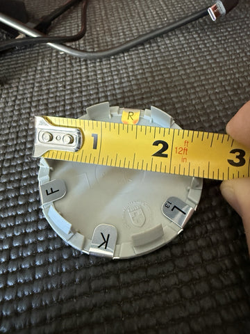 GENUINE HRE WHEEL RIM CENTER CAP OEM BLUE WHITE