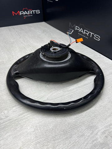 1998 - 2002 BMW E37 Z3M Z3 FRONT GREY GRAY LEATHER M SPORT STEERING WHEEL OEM