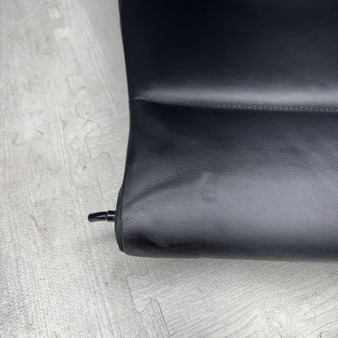 2001-2006 BMW E46 M3 Coupe Rear Top Seat Black Napa Leather OEM